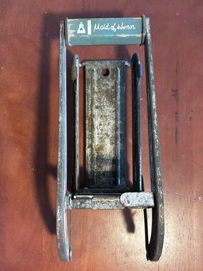 Vintage Maid Of Honor Potato Fry Press Cutter Farm House Kitchen Decor Prop MCM